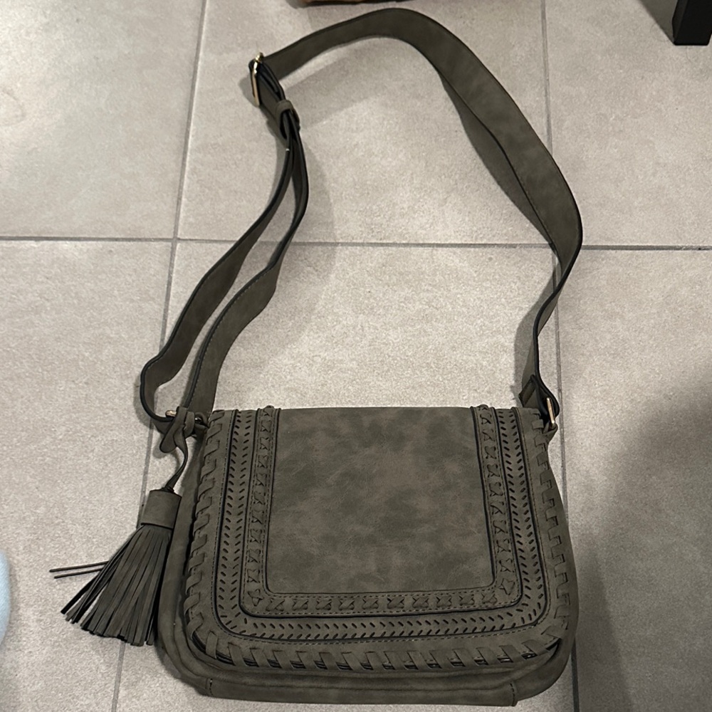 Olive Green Crossbody Bag